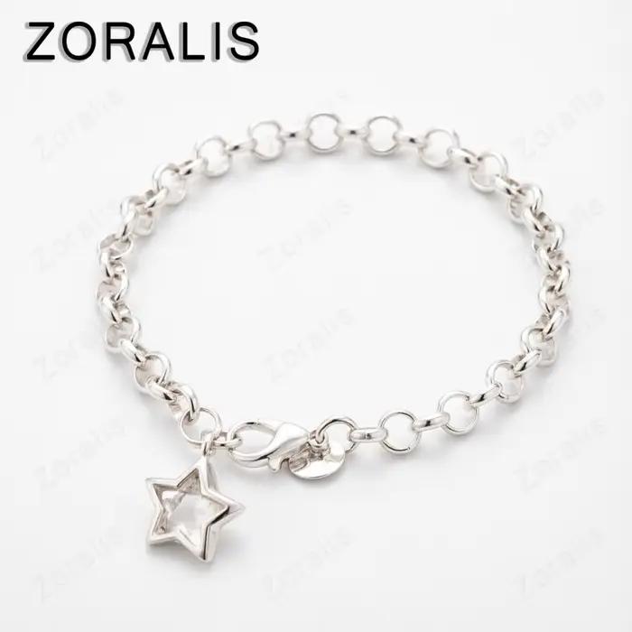 Bracelets étoiles en cristal de Zircon brillant en or 18 carats pour femmes, accessoires de bijoux p