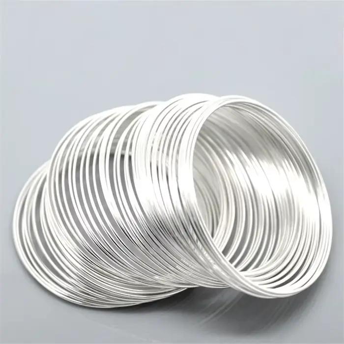 Doreen Box Memory Beading Steel Wire Gold Document, 100 Loops, DIY Necklace Bracelet Jewelry, Execut