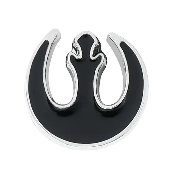 Star Wars broche Rebel Alliance métal noir Badge broche pour vêtements sac à dos mode broche accesso