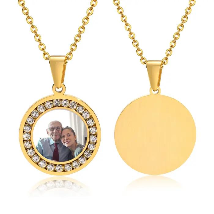 Collier photo, pendentif photo pour hommes et femmes, colliers à mémoire personnalisés