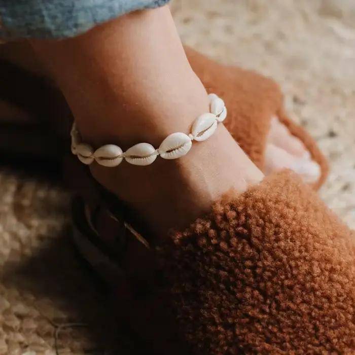Collier en coquillages fait main, bijoux de style océanique |   Cadeau pour elle |   Collier réglabl