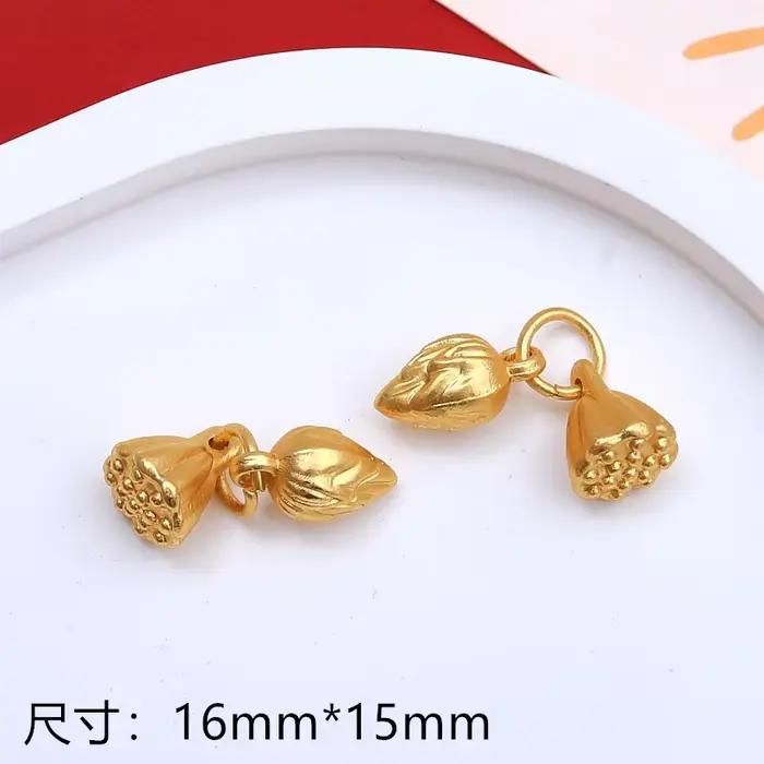 Breloques artisanales en alliage porte-bonheur, pendentif à la mode pour femmes, boucles d'oreilles,