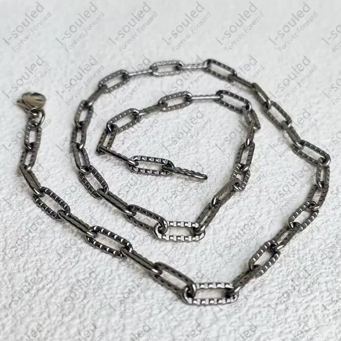 Prolate-Collier en titane massif de type O, JO5.0 mm de large, nouvelle arrivée