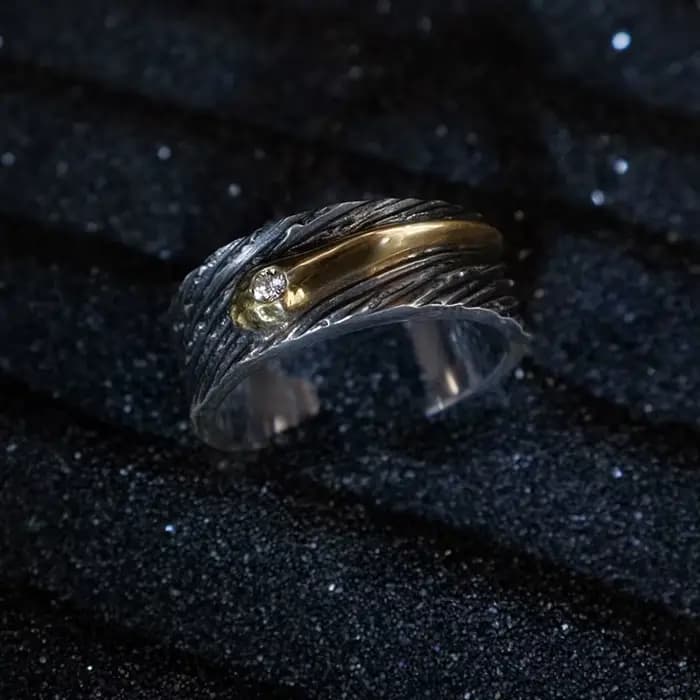 Bague étoile météore populaire pour hommes, bijoux rétro, accessoires de doigt, anneau réglable, cie