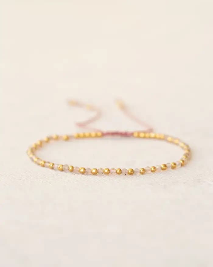 Vlen Boho Bracelet en pierre naturelle pour femme, corde réglable, grenat, Amazonite, Turquoise, bij