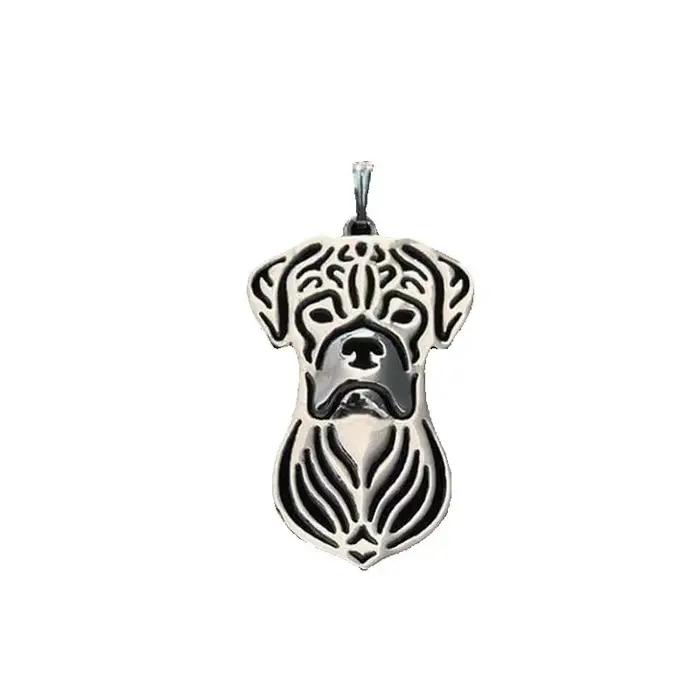 Pendentifs bijoux boxeur en métal pour femmes