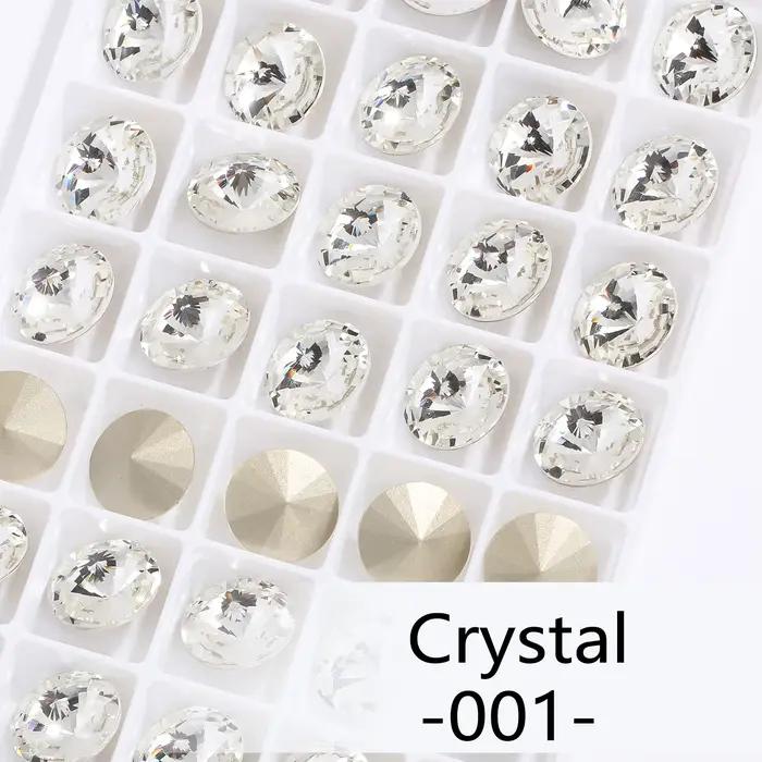 Rivoli – strass ronds et pointus en diamant, perles colorées, artisanat, cristal, vêtements pour ong