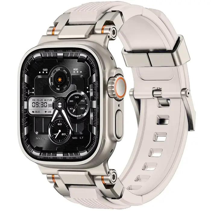 Bracelet de sport pour homme pour Apple Watch Band Ultra 3/2 49mm 46mm 45mm 44mm 42mm Bracelet en si