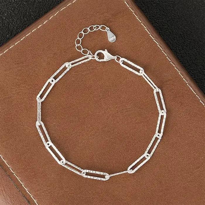 Bracelets en argent Sterling 925 pour femmes, Simple, coréen, bobine multicouche réglable, bijoux ca