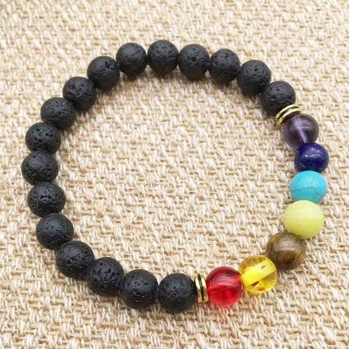 Bracelet de lave 7 chakra, lien personnalisé, autre acheteur, ne pas commander de nouveau