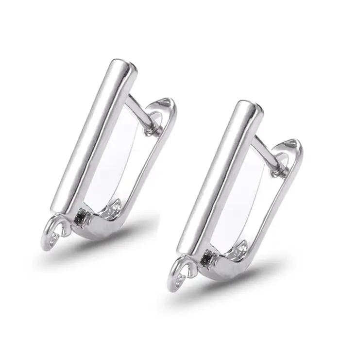PeFête in-Boucles d'oreilles en laiton pour femmes, accessoires de bijoux pour bricolage, fourniture