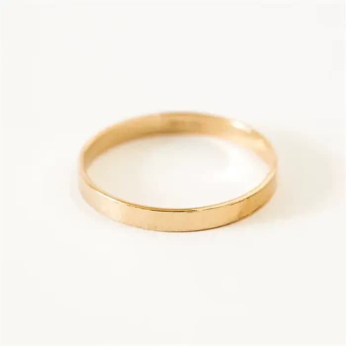 Bague plate remplie d'or 14K bijoux minimalistesKnuckle Anillos Mujer bohème Bague Femme Anelli Anei