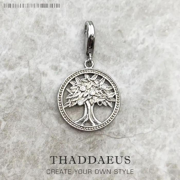 Pendentif rond arbre de vie en argent Sterling 925, breloque de printemps élégante pour femmes et fi