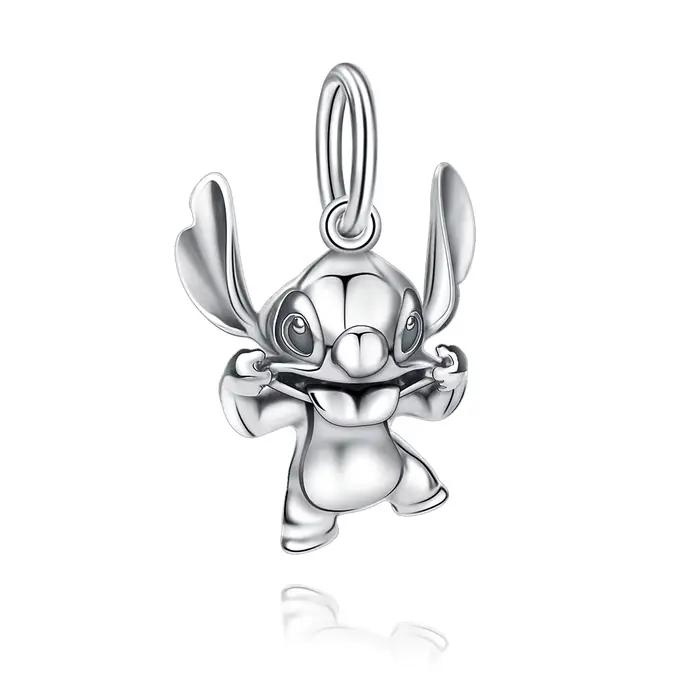 Pendentif en argent 925 à la mode, motif citrouille de personnage de dessin animé, idéal pour bracel