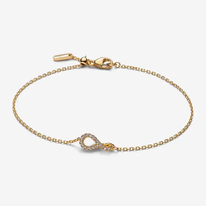 Nouveau Bracelet Réglable en Argent 925 Cœur à Cœur Rose Météore Éternel 2026, Bijou Exquis DIY en F