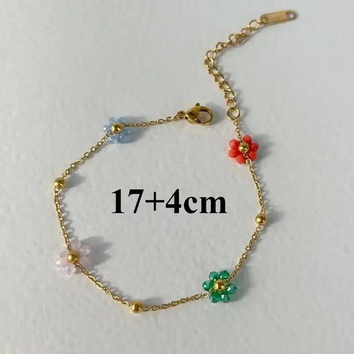 Bracelet de cheville en acier inoxydable plaqué or 18 carats étanche pour femme, bracelet de rinçage