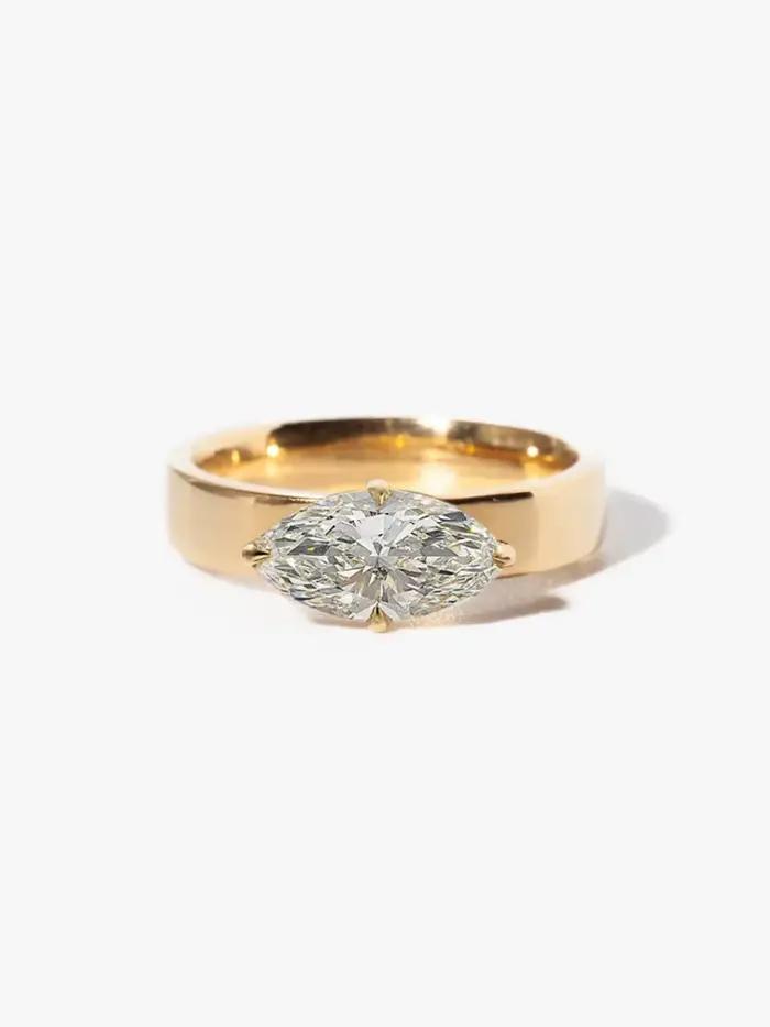 Bague en argent Sterling 925 pour femmes, minimaliste, Marquise, Zircon, fiançailles, fête de mariag