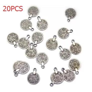 Breloques en métal pour documents gitans dorés, bijoux pour femmes, déclaration, colliers de la prés