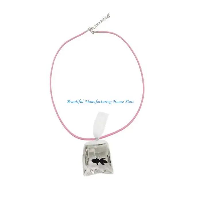 E56A Collier poisson carpe or créatif
