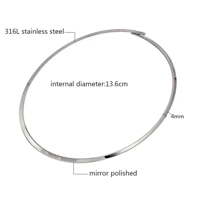 Collier ras du cou pour femmes et hommes, couleur or/argent, bijoux Punk de mode, cadeau de noël de 