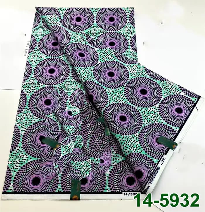 Tissu imprimé de cire Ankara, dernier Style, tissu de cire africaine de haute qualité, 100% coton do