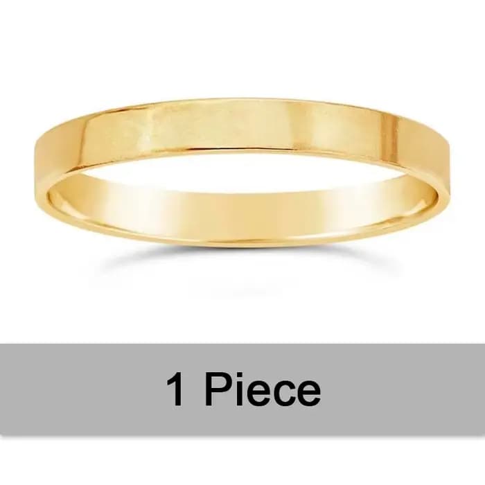 Bague plate en or 14 carats plaqué or 2,25 mm, bijoux bohèmes, bague minimaliste pour les doigts, An