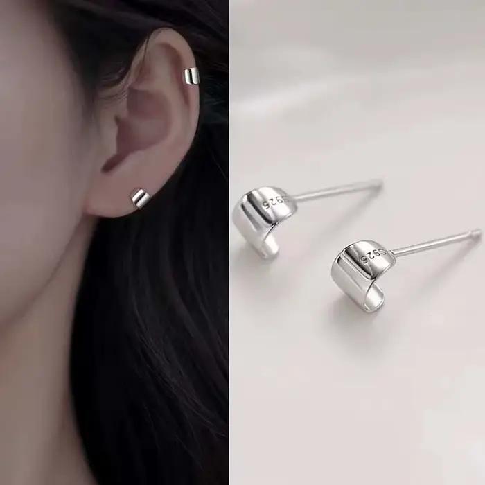 Boucles d'oreilles créoles épaisses et brillantes pour femmes, couleur or, Texture épaisse, cercle g
