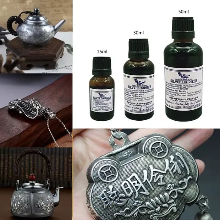 Solution d'oxydant en argent Gel noirci
