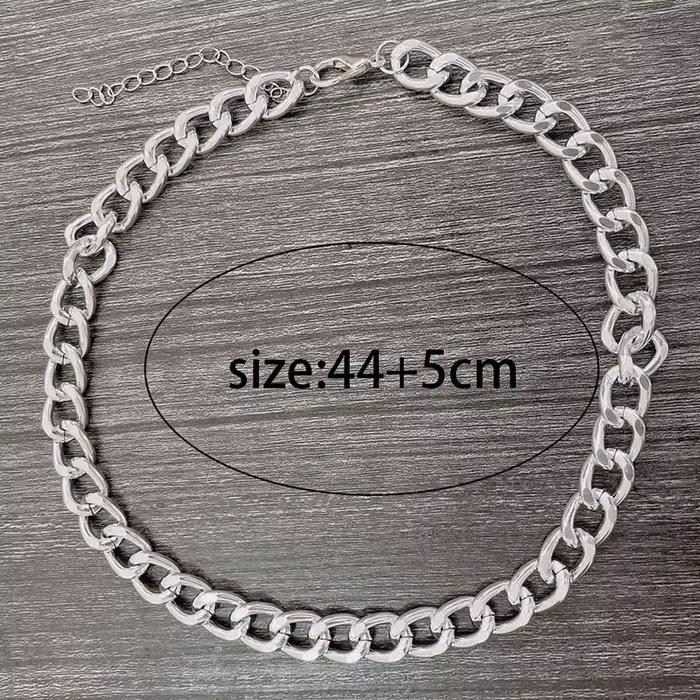 Grand Collier Torsadé Plaqué Or et Argent pour Femme, Ras du Cou avec Serrure Optique Épaisse, Colliers de JOraq, Bijoux de ix, Cadeaux, 2021