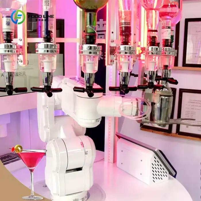 Machine à Boissons Commerciale Personnalisée, Barman Robotique Alimenté par l'IA, Équipement de Vente Automatique de Cocktails pour les Lieux Commerciaux