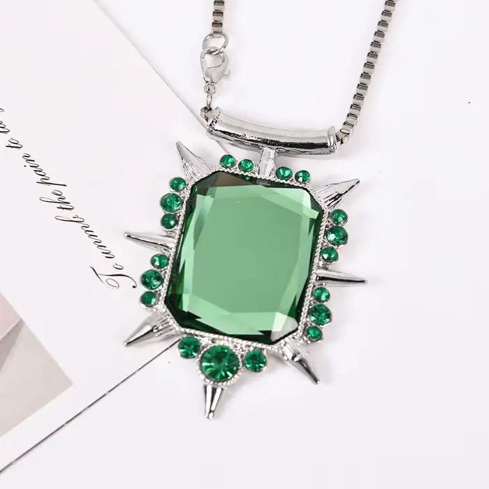 Bijoux fantaisie Crstal charme il était une fois méchante sorcière Zelina Glinda collier pour femmes cadeaux