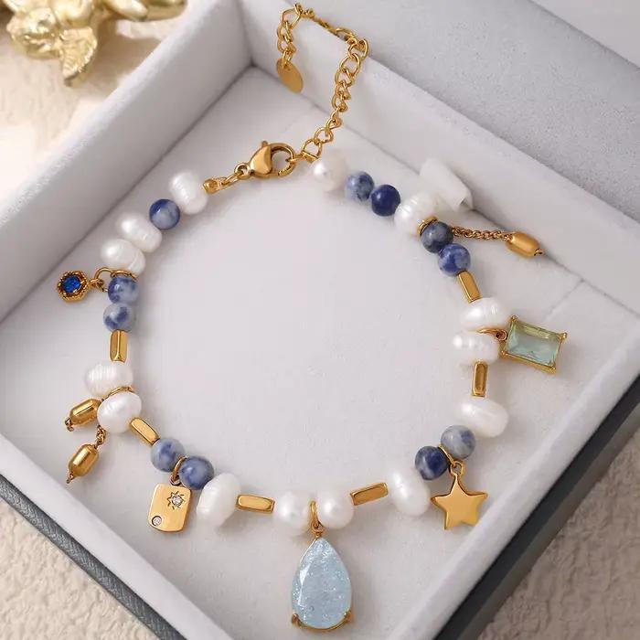 Amaiyllis lumière luxe perle naturelle cubique zircone collier pendentif exquis élégant clavicule chaîne collier bijoux