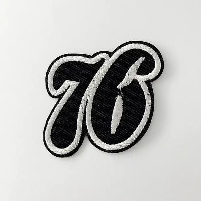 76 fer sur Patch couture sur tissu appliqué brodé pour veste Badge vêtements autocollants patchs