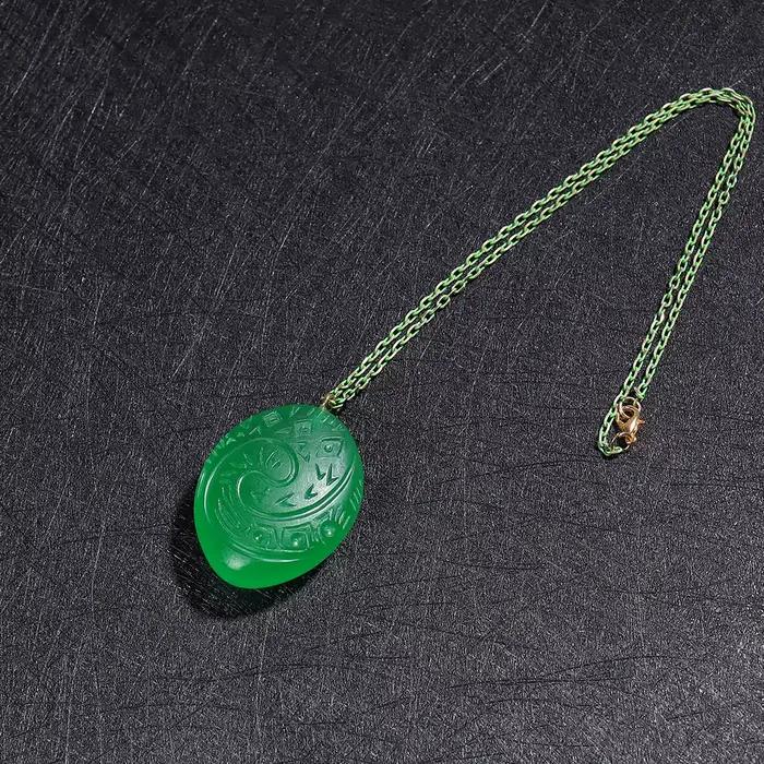 Collier princesse Moana unisexe, pendentif lumineux, cœur de Te Fiti, ras du cou, accessoires de bijoux, cadeaux pour Fans
