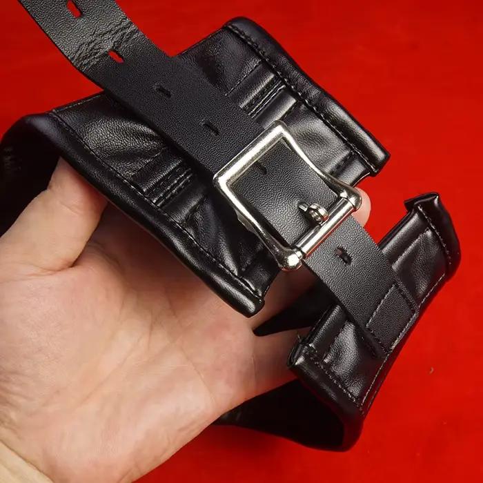 Collier incurvé BDSM, attaches de bondage, jouets sexuels pour couples, collier ras du cou en similicuir, jeux SM pour adultes, cosplay