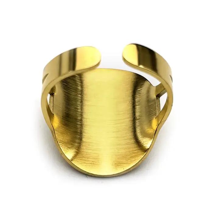 Saint Michael nous protéger anneaux pour femmes hommes acier inoxydable or argent couleur religieux amulette bague bijoux cadeau anillo