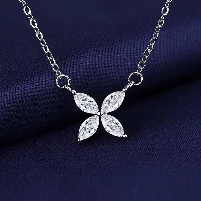 Collier en argent Sterling 925 pour femmes, pendentif rond scintillant pavé CZ, bijoux d'anniversaire à la mode, nouvelle collection