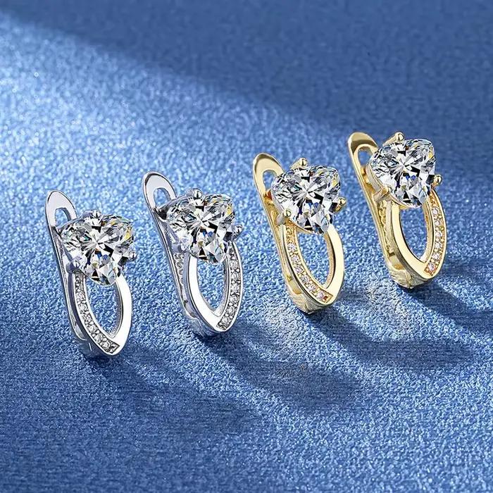 Boucles d'oreilles en argent Sterling 925 et zircone, petit cerceau pour filles et femmes, beaux Aros Huggies, bijoux
