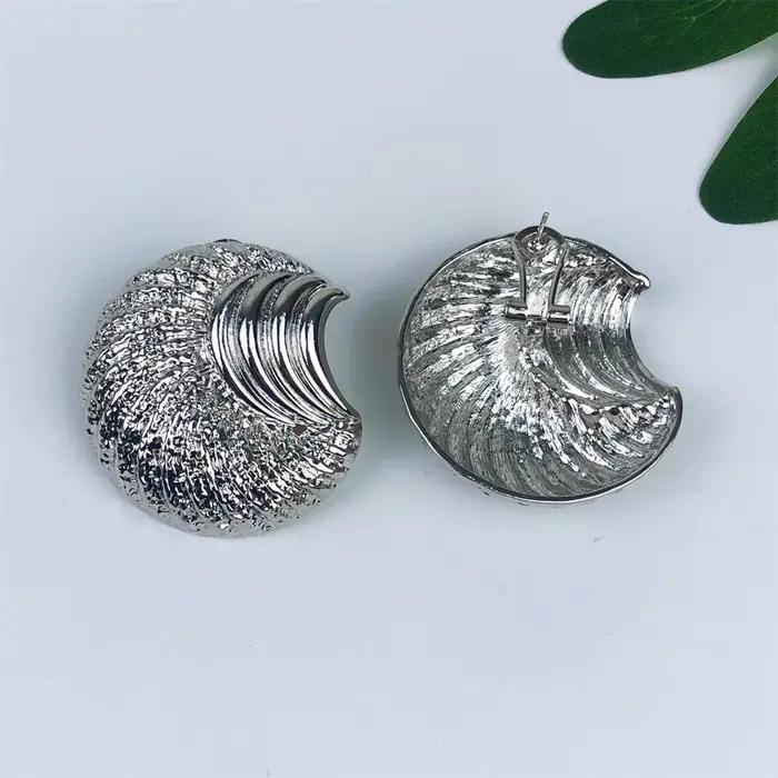 ESALE 4 pièces femmes ensemble de bijoux Dubai argent plaqué collier chaîne Bracelet boucle d'oreille grand anneau 2025 nouveau cadeau de bijoux de mariage