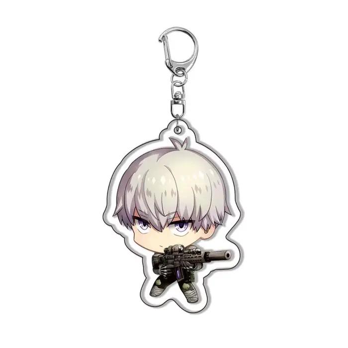 Kaiju n° 8 Kafka acrylique pendentif porte-clés voiture porte-clés porte-clés sac de téléphone portable suspendus bijoux cadeaux accessoires
