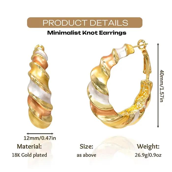 Boucles d'oreilles pour femmes YTJX Y2K, exquises, tricolores, adaptées aux filles gothiques, accessoires de fête, bijoux hypoallergéniques, cadeau de fiançailles