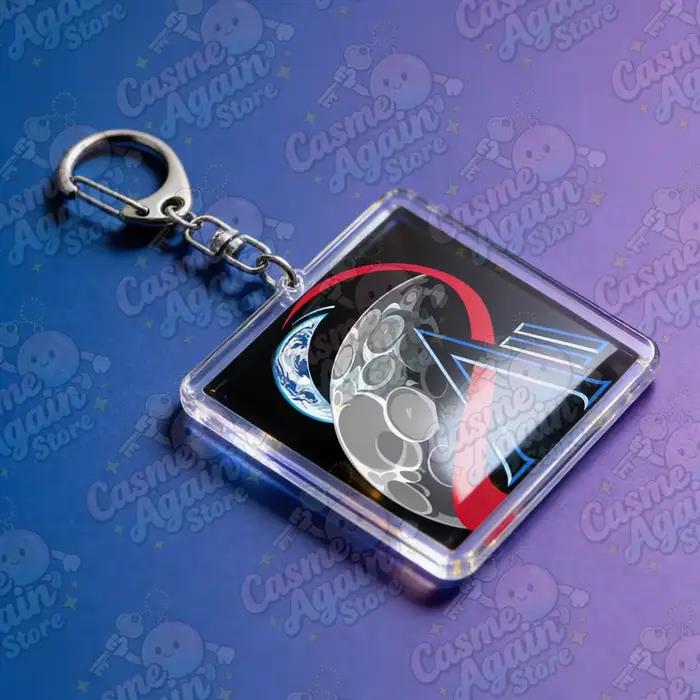 Porte-clés Artemis II pour accessoires, breloques de sac, bijoux sur le thème de l'exploration spatiale Artemis II, cadeaux d'anniversaire pour amis
