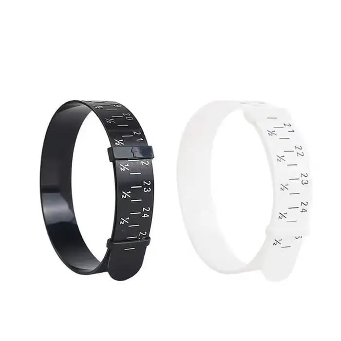 Décent breur de bracelet en plastique ABS, mesure de bijoux, outil de taille de poignet, 15-25cm, outils exécutifs de bracelet de bijoux
