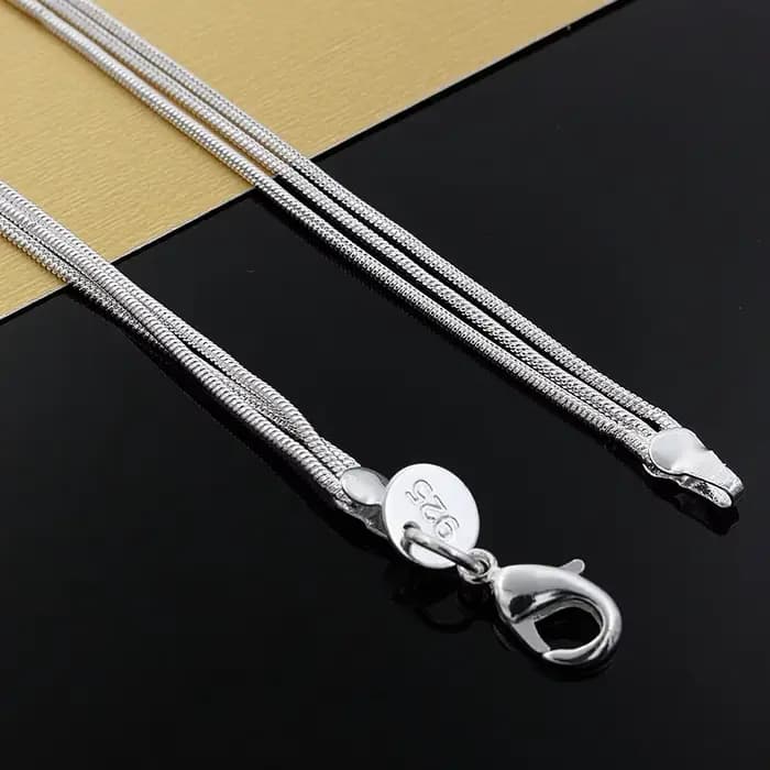 Collier de perles en argent Sterling 925, bijoux fins, classique, haute qualité, mode pour femmes, chaîne de mariage, cadeau