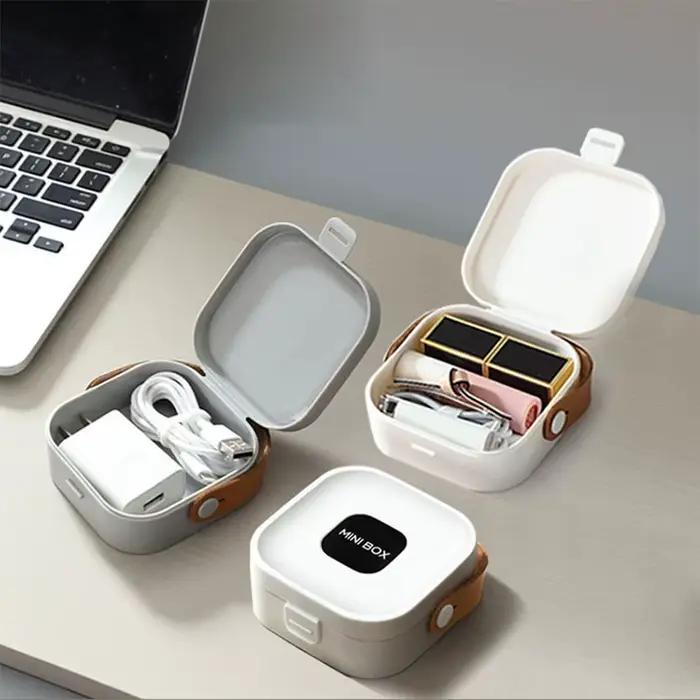 JUSTLANG-Boîte de Rangement pour Bijoux, Portable, Haute Capacité, Étanche, Parfaite, Lavable, Accessoires Numpopularité
