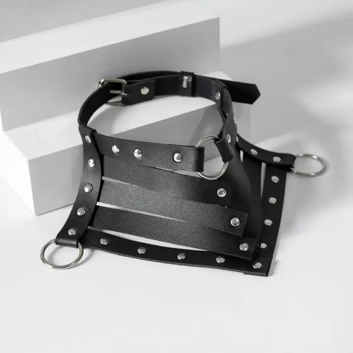 Noir Sexy à la mode Rock gothique collier colliers bijoux gothique en cuir ceinture Rivets Harajuku Punk collier ras du cou pour les femmes cadeau