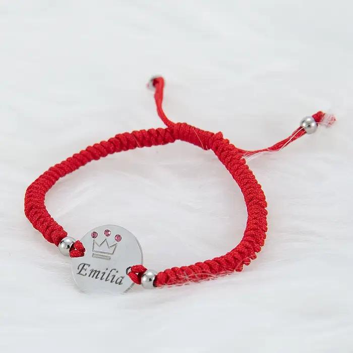 MIYOCAR Bracelet avec nom de bébé, cadeau pour bébé, plaqué or 14 carats, nom personnalisé délicat, cadeau pour nouveau-né aux enfants