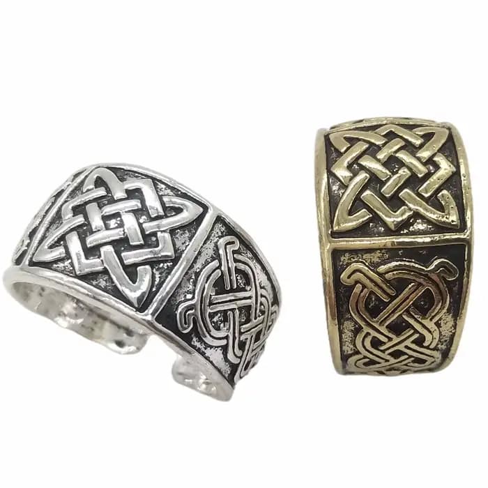 Bague Slavic Star of Russia Symdangers pour hommes et femmes, oral alière réglable, Vintage, SvarAustin