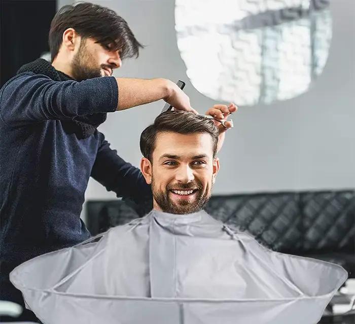Cape de coupe de cheveux Cape de coupe de cheveux Cape de barbier capteur de cheveux Cape de cheveux outils de coupe de cheveux parapluie Cape de Salon de coiffure
