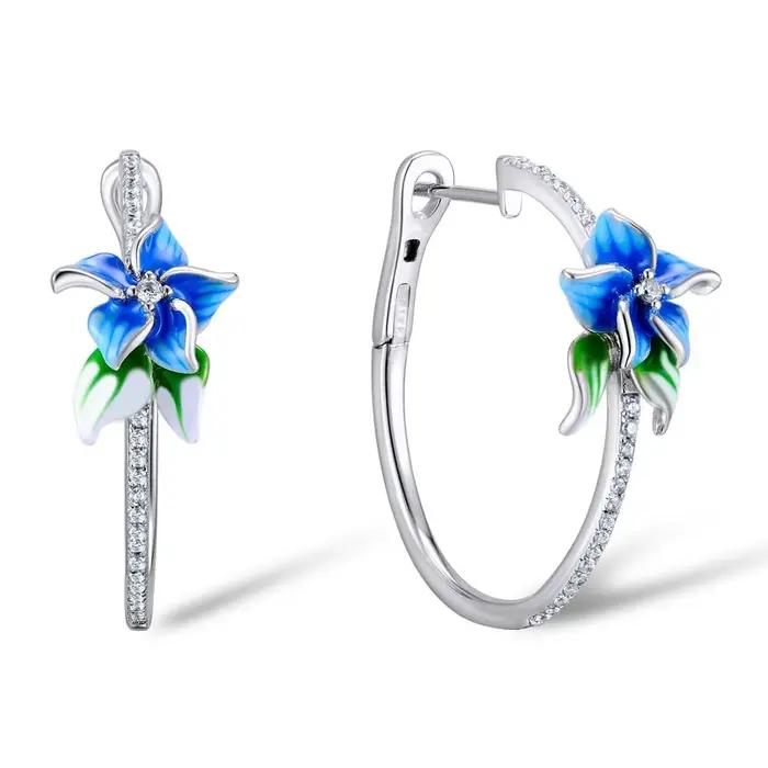 HUAMI – boucles d'oreilles féerique en Zircon pour femme, bijoux de fête d'anniversaire, de noël, cadeau de mariage, tendance